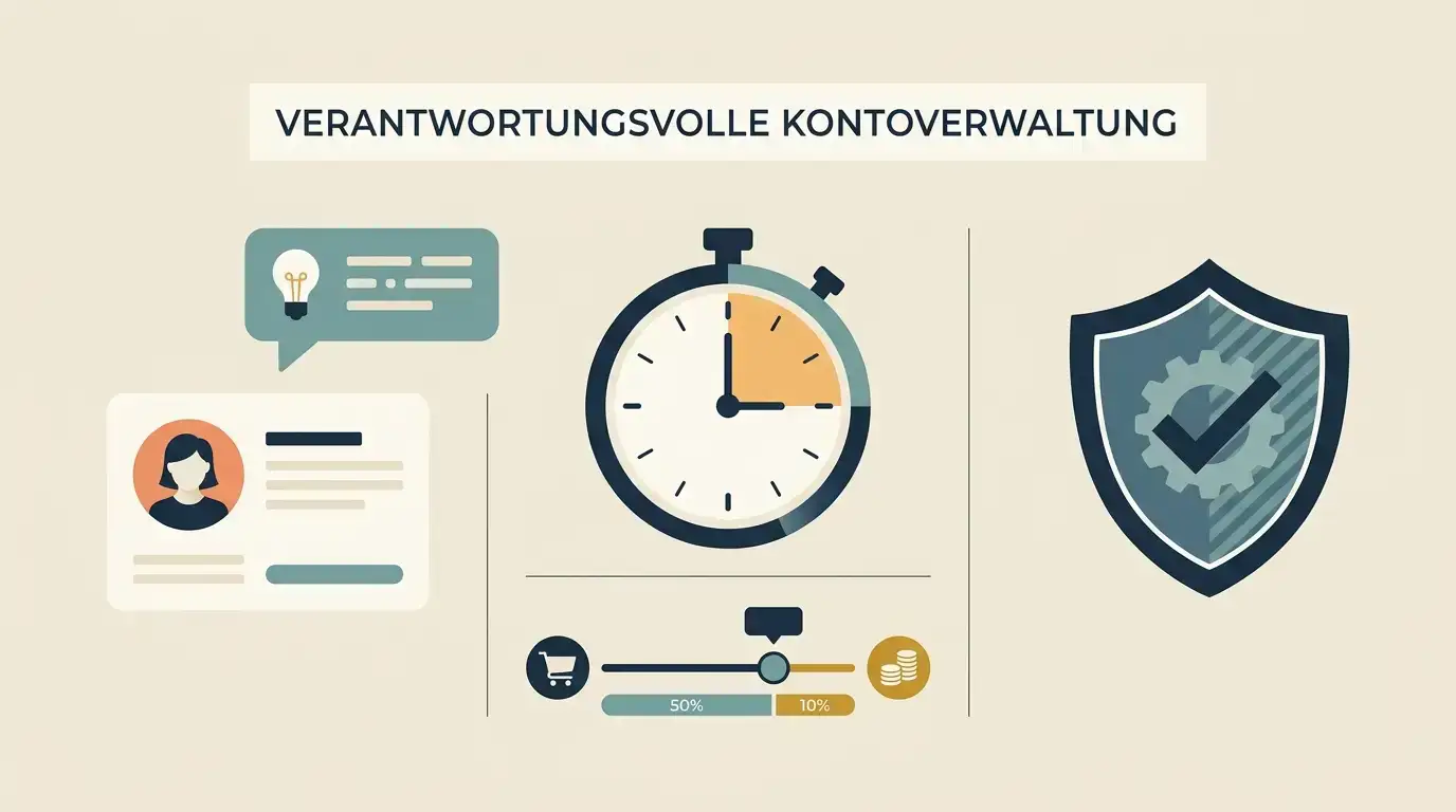 Kontoverwaltung mit Support, Zeitlimit und Budgetkontrolle